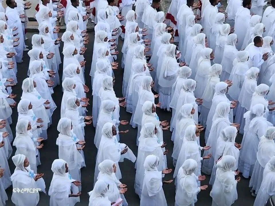 Priests and worshippers gathered for Ketera vigil prayers