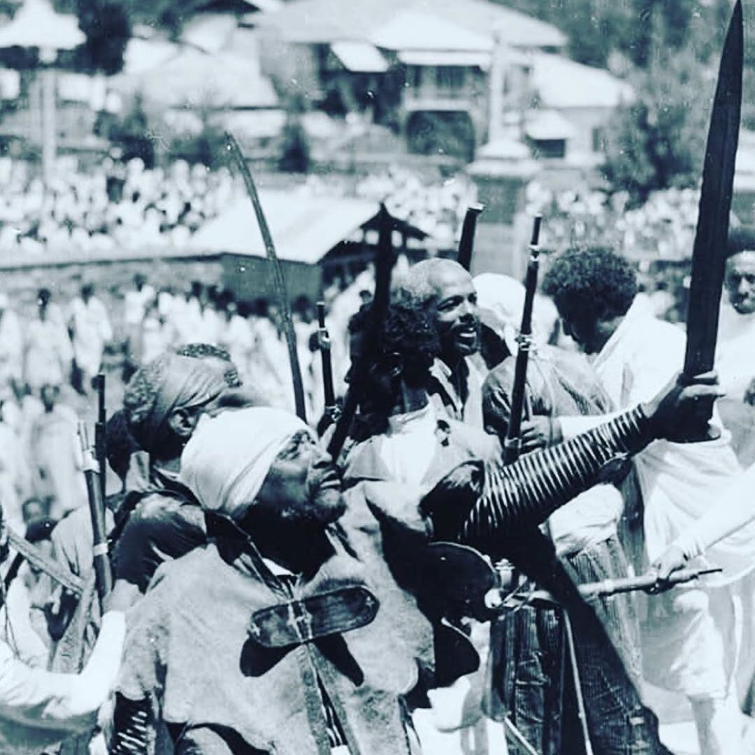 Arbegnoch freedom fighters celebrating Ethiopia's liberation